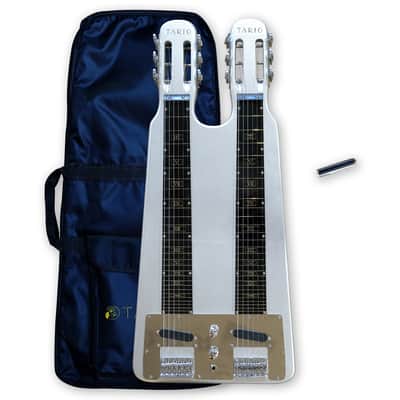 Gold foil Guyatone HG308C lap slide, steel guitar | Reverb