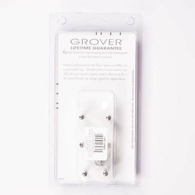 Grover V97-18NA Sta-Tite 18:1 3x3 Guitar Tuners, Nickel, Vertical image 2
