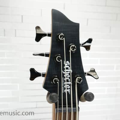 Schecter CB-5 Charles Berthoud Signature Bass Left Handed - See-thru Black Satin image 14