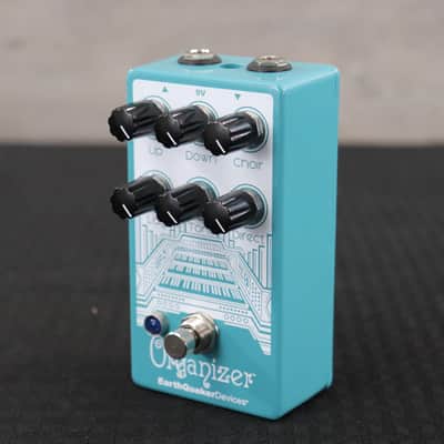 EarthQuaker Devices Organizer Polyphonic Organ Emulator V2 Teal / White Print image 3
