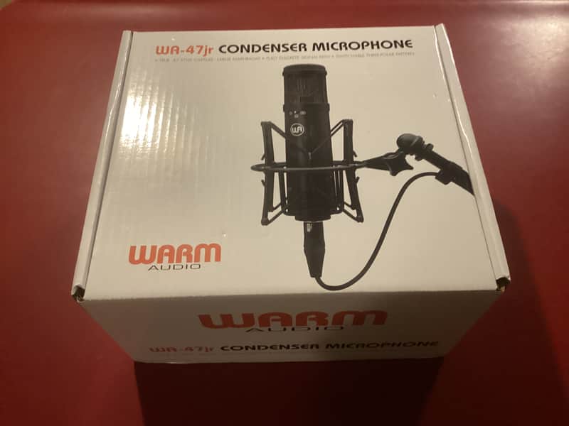 Warm Audio WA-47jr Large Diaphragm Multipattern FET Condenser Microphone 2018 - Present - Black image 1