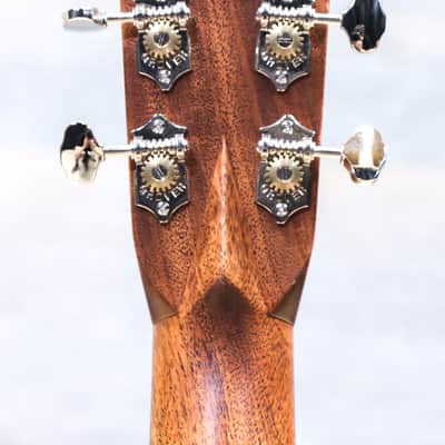 Martin O'ahu HG-28 Solid Flamed Hawaiian Koa HG-14 Fret Acoustic Guitar w/Bag image 7