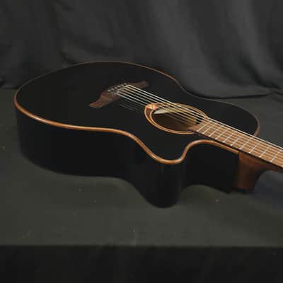 Lag Tramontane T118ABCE-BLK Acoustic Electric Guitar w/ Gig Bag image 15