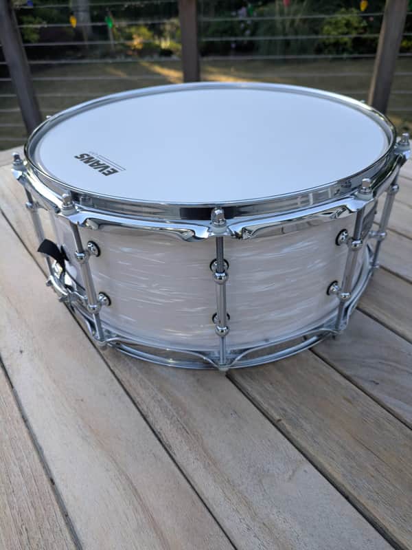 Highwood Snare Drum 1976 Legacy Beech 14x6 2015 - Vintage Cream Oyster image 1