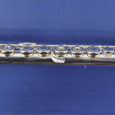 EF Dean Flutemakers 1895 Open-Hole Silver Flute w/ Case image 8