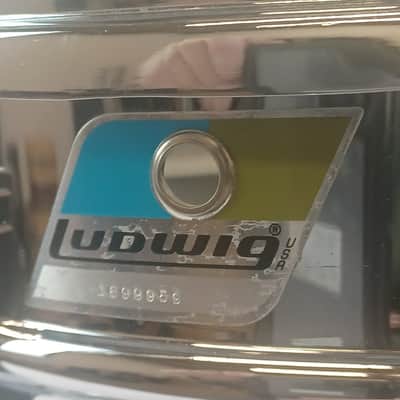 Ludwig Supraphonic 5x14"Snare Drum Blue/Olive#1899959 10Lug Chicago Vintage 1979 image 2