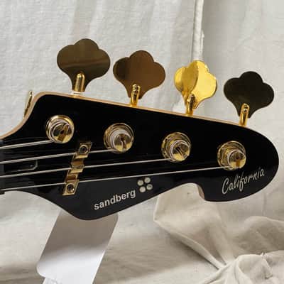 Sandberg California Ida Nielsen Signature 4-string Bass - Soft Aged Black / Birdseye Maple neck image 6