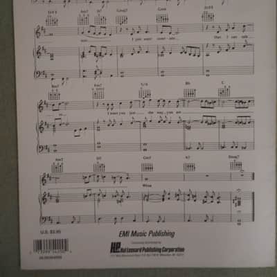 Billy Joel "Just The Way You Are" Sheet Music 1978 image 2