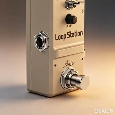 Rowin LN-332S Loop Station 48K Looper Pedal Unlimited Overdubs 10 Minutes of Loop, 1/2 Time, Reverse Full Metal Case True Bypass--Shipped from Irvine Warehouse in California by USPS image 1