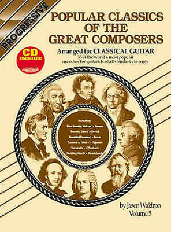 Popular Classics Of The Great Composers Volume 5 - Classical Guitar Book CD = G8 image 1