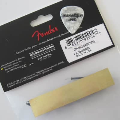 Fender USA Jazz Bass Pickup Cavity Shield with Ground Wire 0019659049 image 3