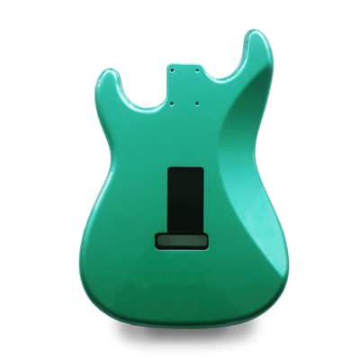 Stratocaster Guitar Body SSS - Metallic Race Green - 2 Piece American Alder image 2