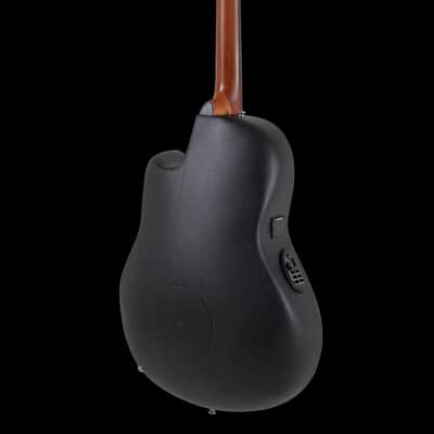 Ovation CE44 Celebrity Series Elite Mid-Depth Acoustic-Electric Guitar Reverse Red Burst image 5