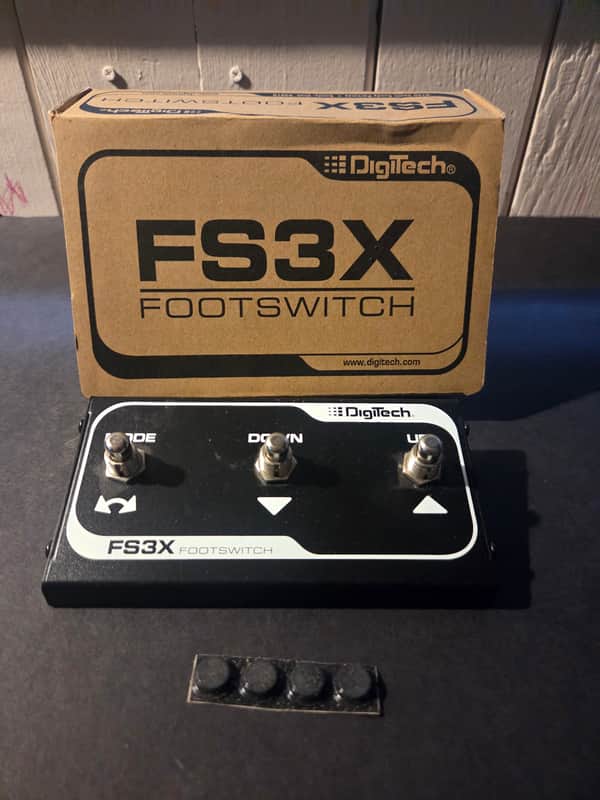 DigiTech FS3X 3 Button Footswitch 2010s - Black image 1