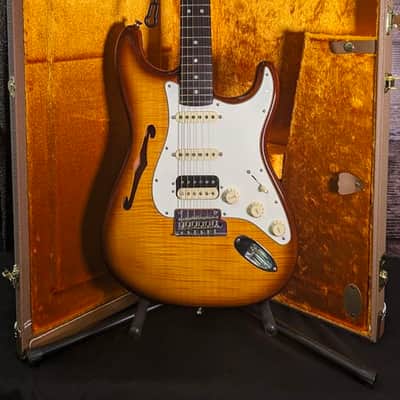Fender Rarities Flame Maple Top Stratocaster® HSS Thinline 2019 - Gloss Urethane image 1
