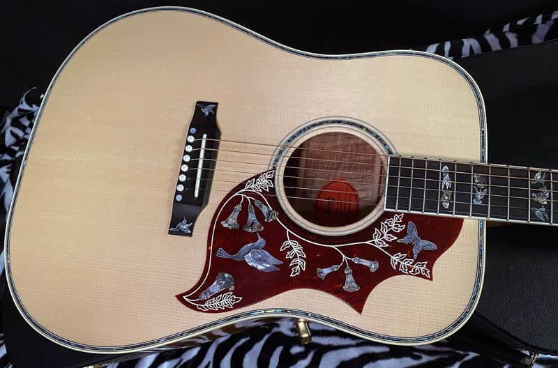 Gibson Hummingbird Custom Koa Antique Natural image 1