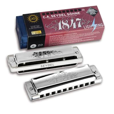 Seydel 1847 LIGHTNING Diatonic Blues Harmonica, Key of D. New with Full Warranty! image 5