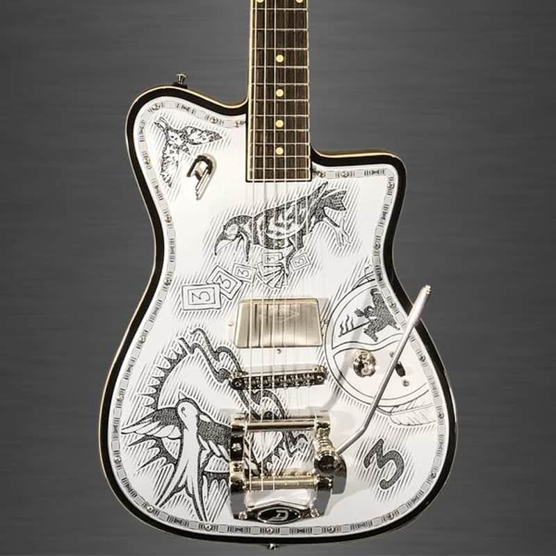 Duesenberg Alliance Johnny Depp Electric Guitar - Aluminium Top Plate image 1