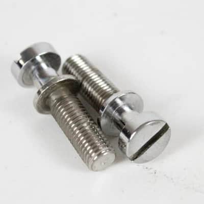 1986 Vintage Gibson USA Chrome Stopbar Tailpiece Original Les Paul Standard Heavy Zinc 1980s USA image 6