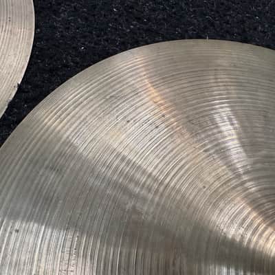 Manny's 14" Hi-Hat Cymbals 844g top, 1048g bottom image 10