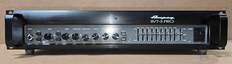 Ampeg SVT-3 PRO 450-Watt Rackmount Bass Amp Head 2007 - Present - Black image 1