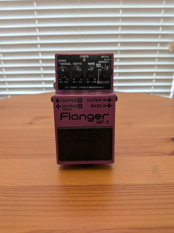 Boss BF-3 Flanger (Dark Gray Label) 2002 - Present - Purple image 1