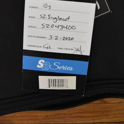 PRS S2 Singlecut, 2020, Flamed maple top, Factory case & paperwork, Cool color image 2
