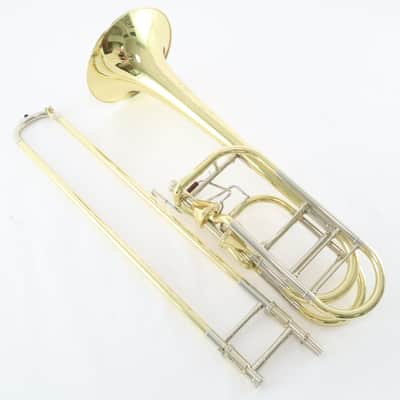 S.E. Shires Q-Series Bass Trombone with Dual Axial Flow Valve SN Q12782 SUPERB image 2