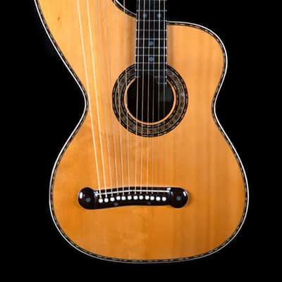 Lark In The Morning Harp Guitar Vintage Natural image 4