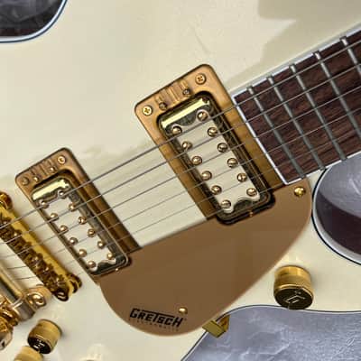 Gretsch Limited Edition G5237TG Electromatic Jet FT Bigsby Electric Guitar 2024 Model - Champaign White Metallic image 3