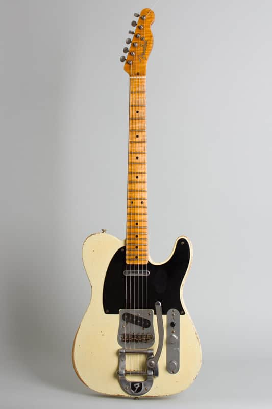 Fender  Telecaster Custom Shop '50s Relic by Yuri Shiskov Solid Body Electric Guitar (2005), ser. #R25350, original black tolex hard shell case. image 1