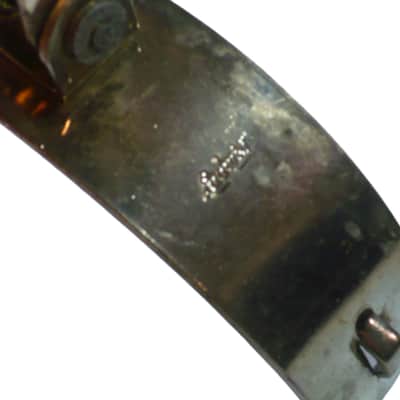 Ludwig Script Logo Marching Snare Leg Rest / Nickel image 4
