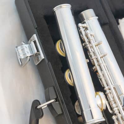Yamaha YFL-222 Standard Silver-plated Flute *Cleaned & Serviced *Ready to play image 12