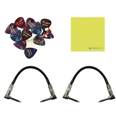 Boss PH-3 Phase Shifter Pedal Bundle w/ 2-Pack Strukture S6P48 Woven Right Angle Patch Cable, 12-Pack Guitar Pick and Liquid Audio Polishing Cloth image 2