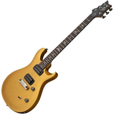 Paul Reed Smith SE CE 24 Standard Stoptail Satin Electric Guitar - Metallic Gold image 4