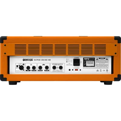 Orange Amplification Super Crush 100 2-Channel 100W Class A-B Power Guitar Amplifier Head image 5