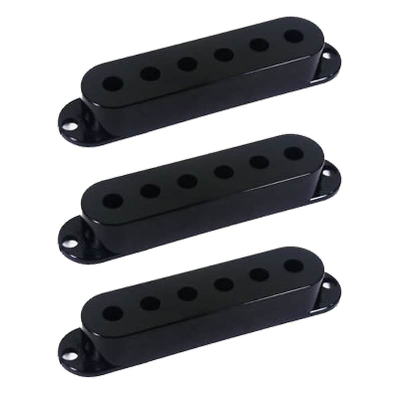 Seymour Duncan S-Cover Set of 3 Strat Pickup Covers with No Logo image 1
