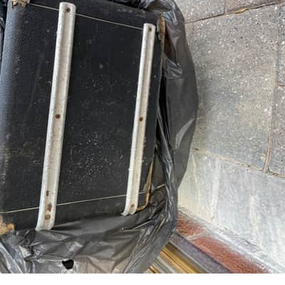 Pair Vintage Park Speaker Columns with 2 x 12 Celestion Green Back  Mid to Late 70's - Turqoise image 19