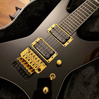 Jackson USA Warrior Custom Shop 2014 JCS Special Edition Slab Body, Black & Gold - Seymour Duncan Black Winter Pickups image 7