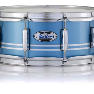 Pearl Masters Maple Complete Chrome Contrail 14x6.5" Snare Drum NEW | WorldShip | Authorized Dealer image 1