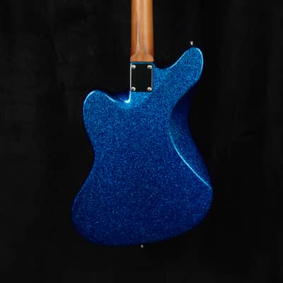 Suhr Custom Classic JM in Blue Sparkle with Mastery Bridge and Vibrato image 7