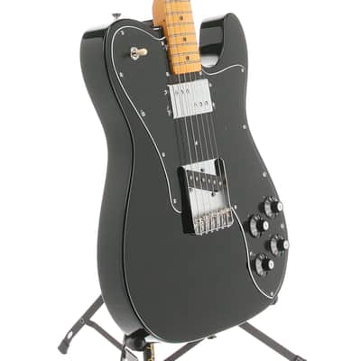 Fender Certified Pre-Owned American Vintage II 1977 Telecaster Custom, Maple Fingerboard, Black (E1) (30759) image 3