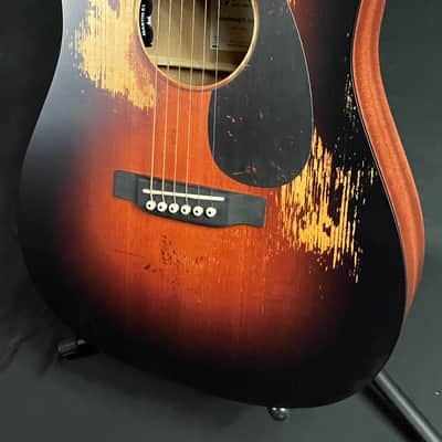 Martin D Jr. E StreetLegend Dreadnought Junior Acoustic-Electric Guitar Sunburst w/ Case image 4