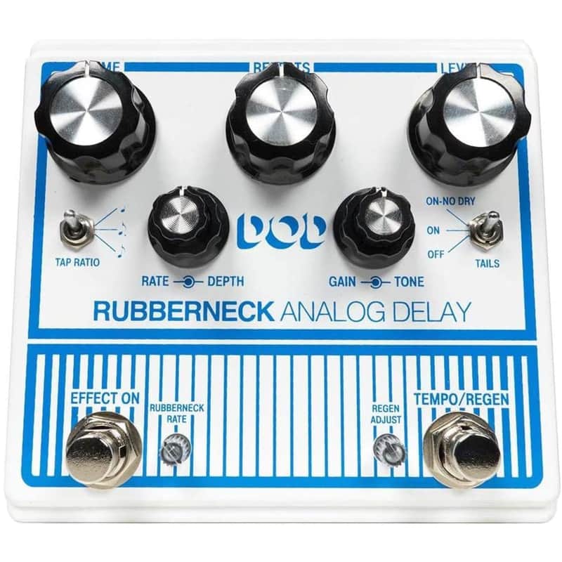 DigiTech DOD Rubberneck Analog Delay Effects Pedal with Tap Tempo image 1