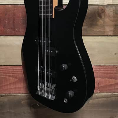 Aria Pro II SLB-2 Black 1980s | Reverb