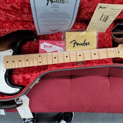 Fender Custom Shop Limited Edition 50th Anniversary '54 Stratocaster Masterbuilt By Yuriy Shishkov 2004 - Reliced 2-Tone Sunburst image 4