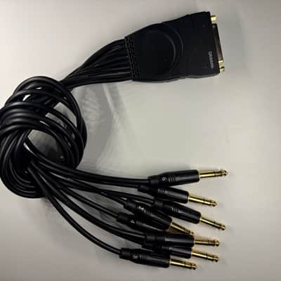 D'Addario PW-TRSB-01 Planet Waves 8-Channel Modular Snake TRS Breakout Cable 2008 - 2020 - Black image 2