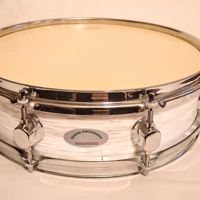 MARTIAL PERCUSSION PICCOLO SNARE DRUM WHITE PEARL OYSTER - 13x3.5" 8L - FREE SHIP TO C-USA! image 11