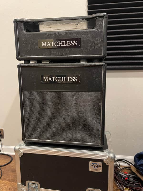 Matchless ESS 112 Cab, matchless head and ata case 2010-2023 - Black Ostrich image 1