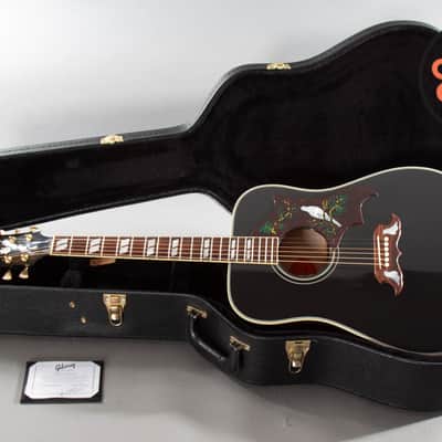 2015 Gibson Custom Shop Dove Acoustic | Ebony Black Finish | LR Baggs Pickup | Original Case & COA image 2